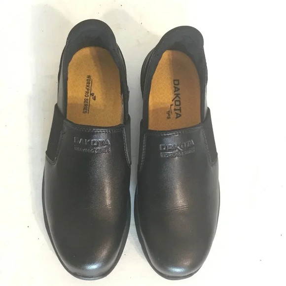 DAKOTA Women's Safety Work - Series Non-Slip Shoes Steel oxford Black Sz 6.5 - Picture 3 of 13
